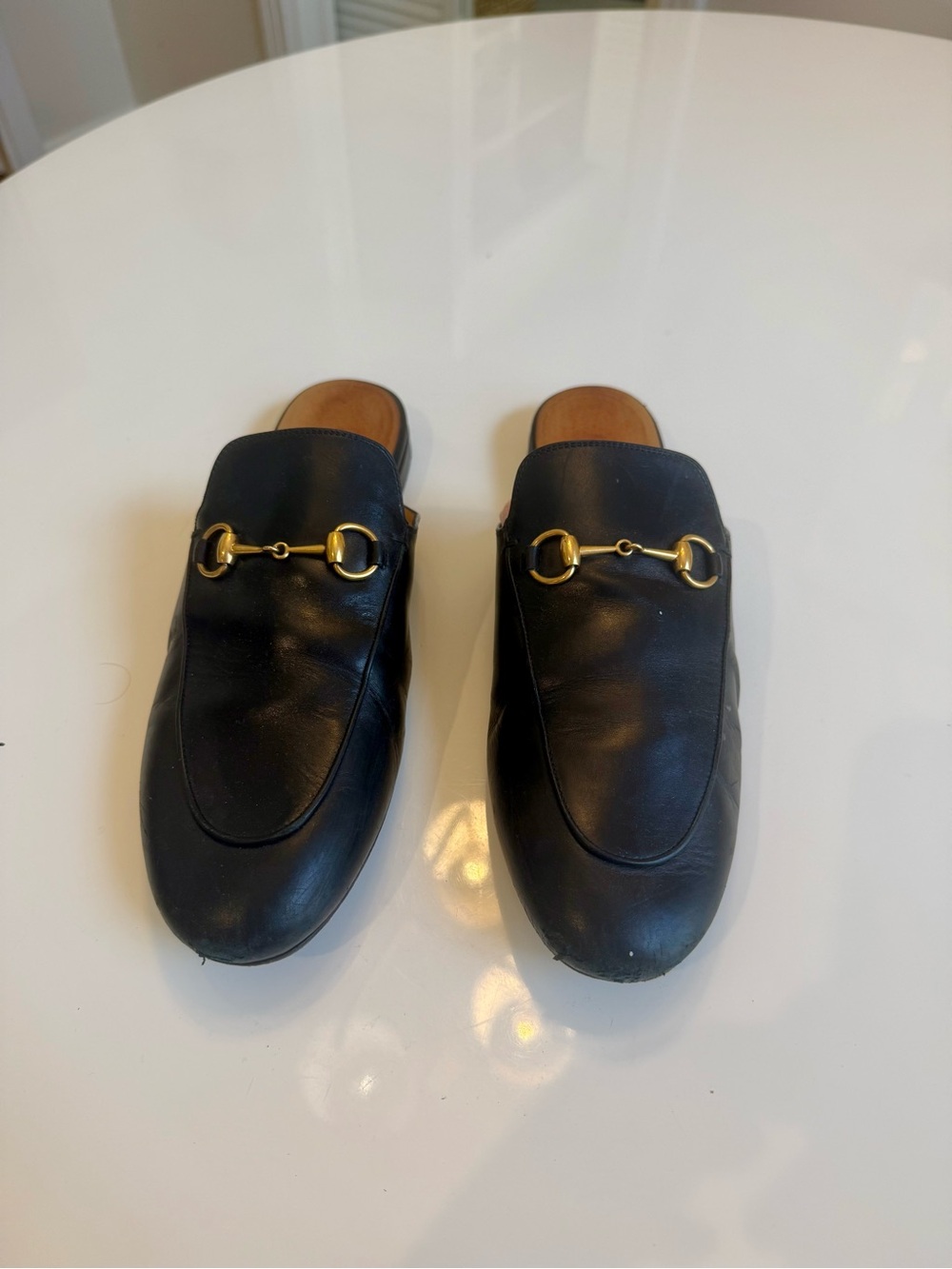 Authentic Gucci Princetown Horsebit Mules